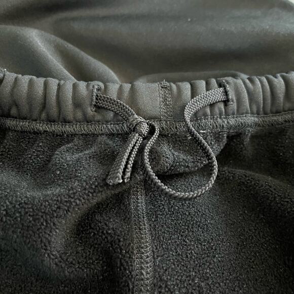 Obermeyer Black Fleece Mid-Rise Elastic Waist Jogger Sweatpants Juniors Large - Picture 10 of 13